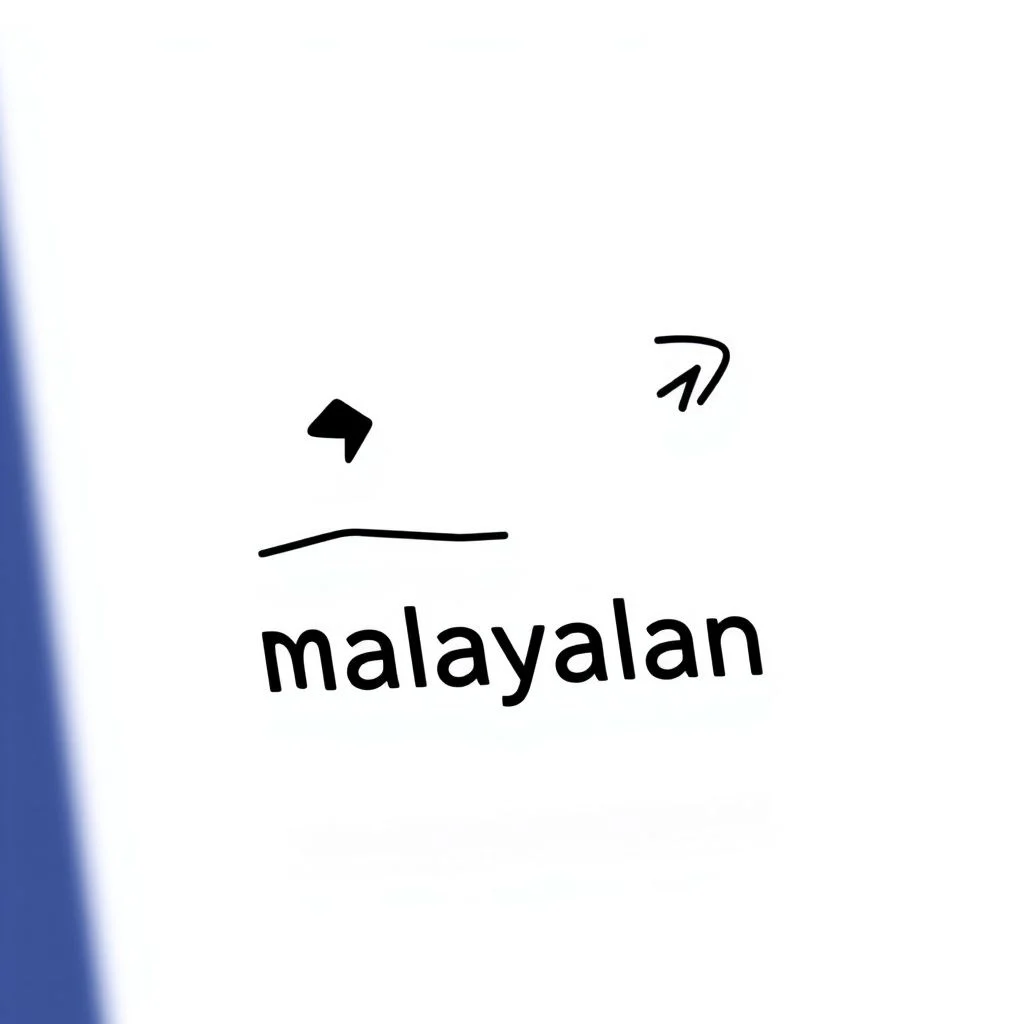 google translate english to malayalam illustration