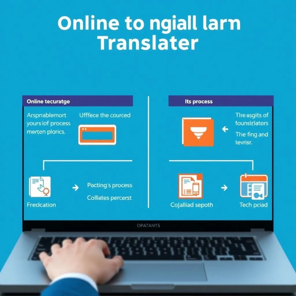 online english to malayalam translator illustration