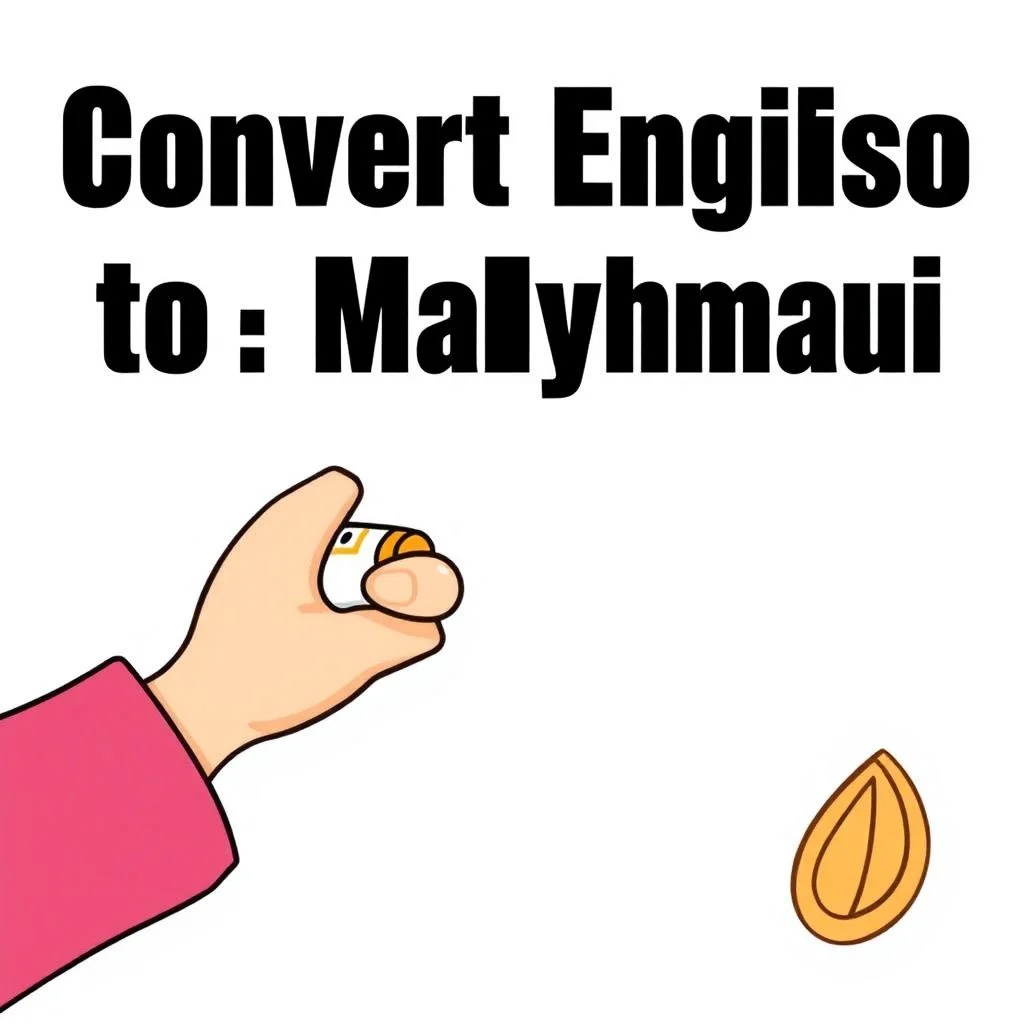 convert english to malayalam illustration
