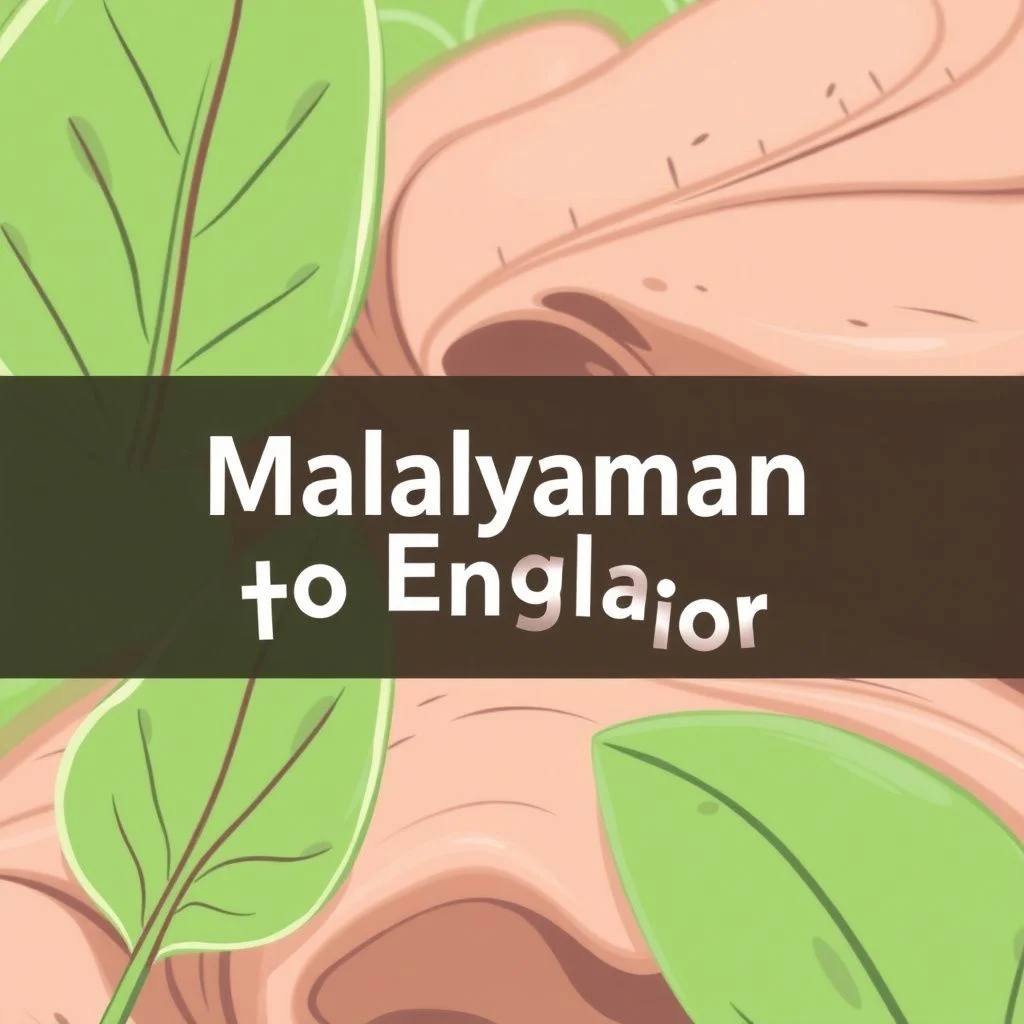 malayalam to english translation illustration