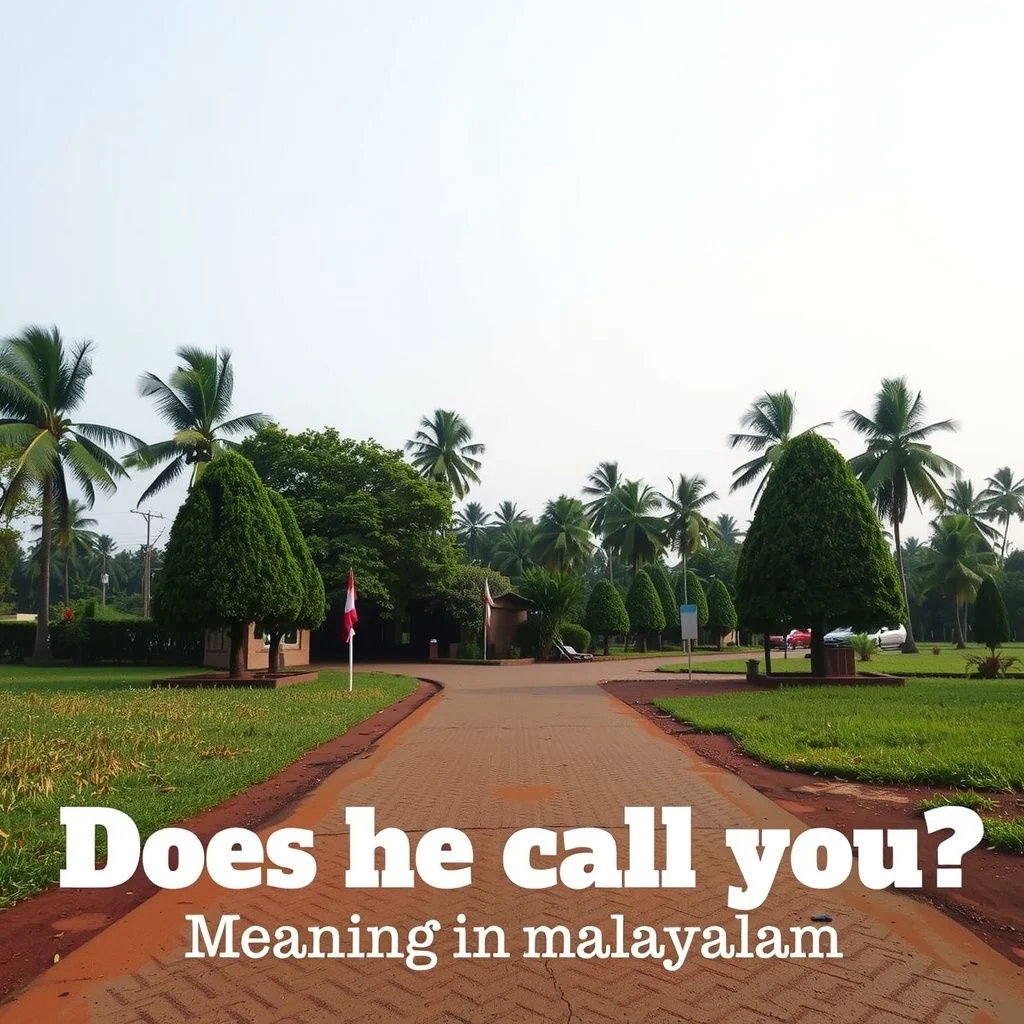does he call you meaning in malayalam illustration