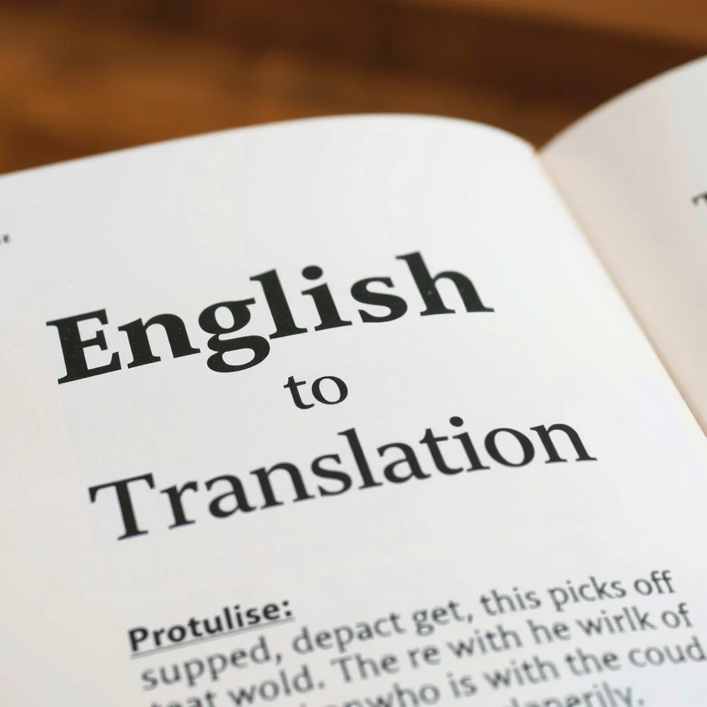 English to Gujarati Translation illustration