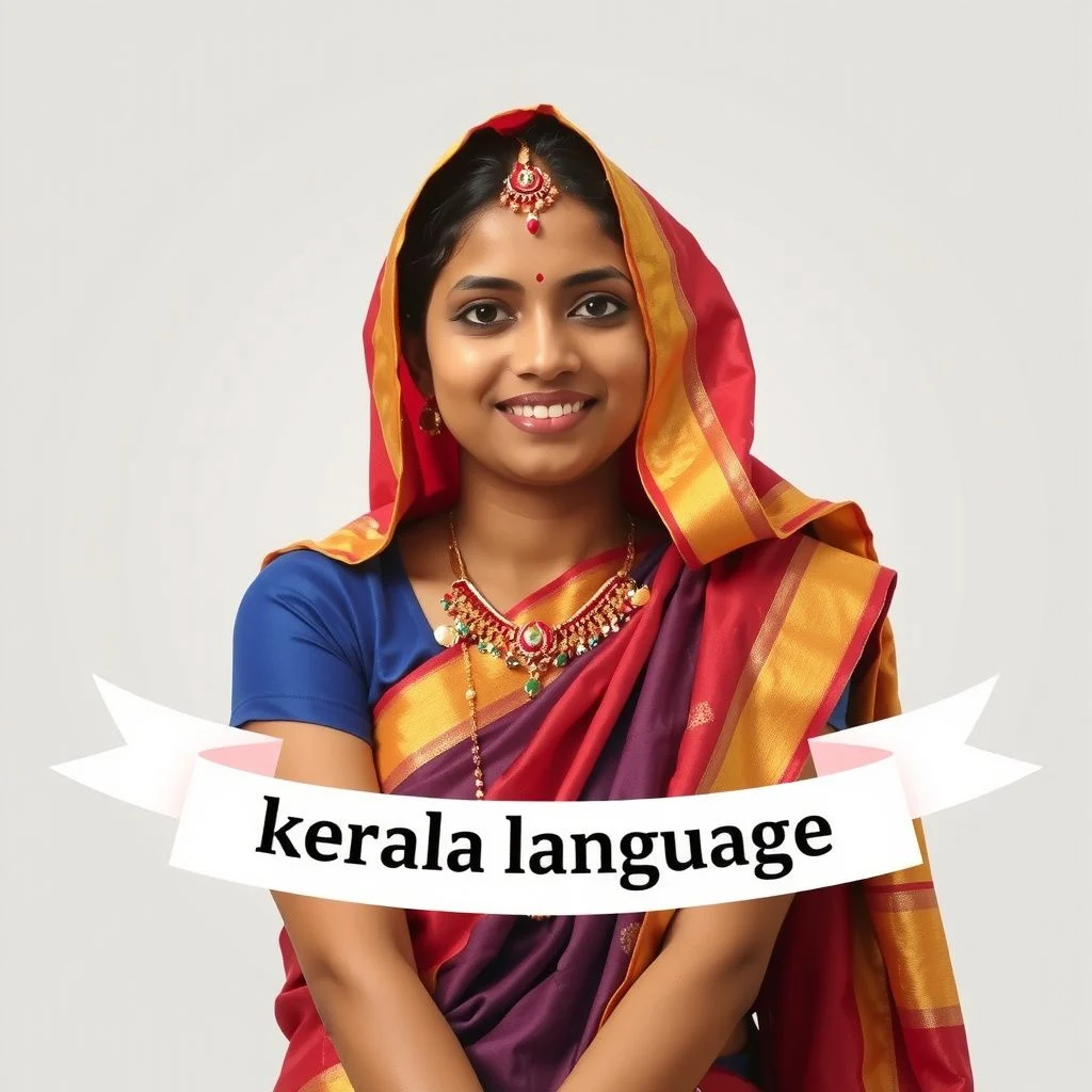 kerala language illustration