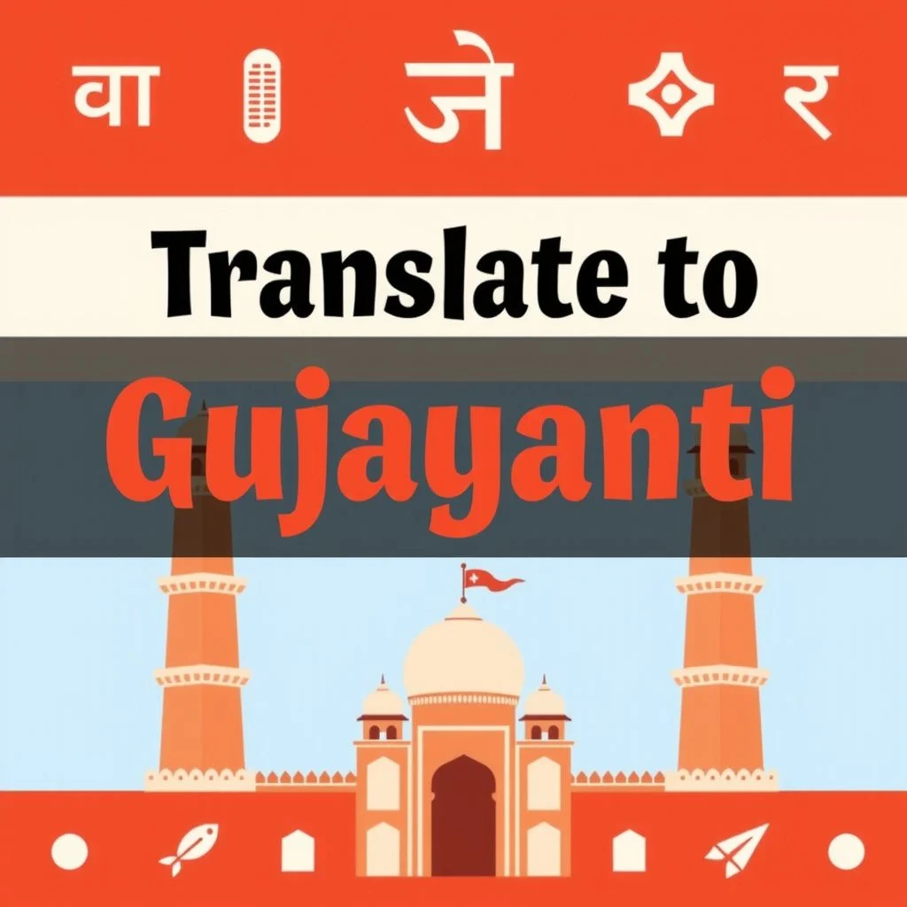 translate to gujarati illustration