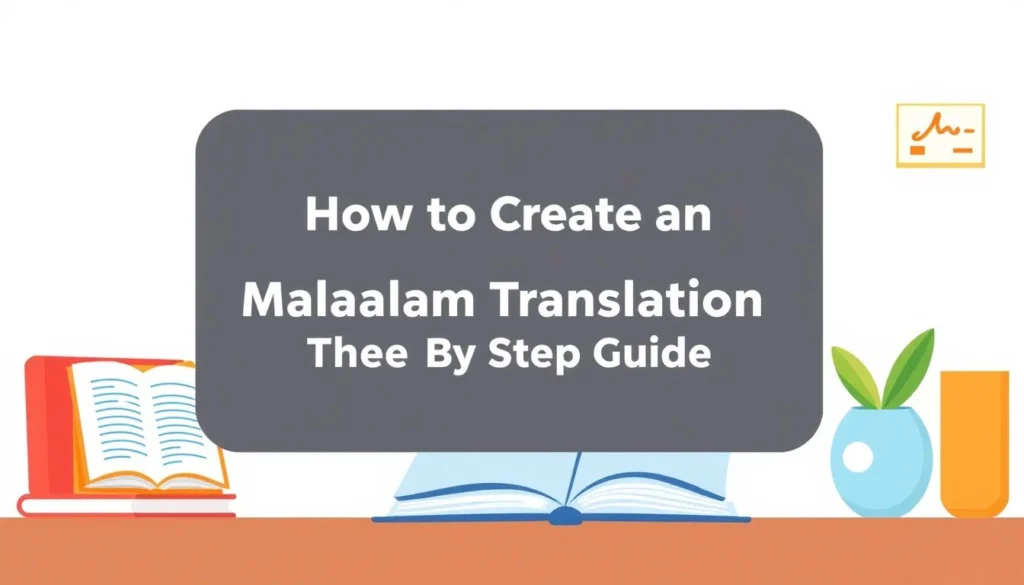 english to malayalam translation pdf — How to Create an English to Malayalam Translation PDF: Step by Step Guide
