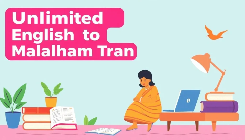 unlimited english to malayalam translation — Unlimited English to Malayalam Translation: Free Tools That Actually Work