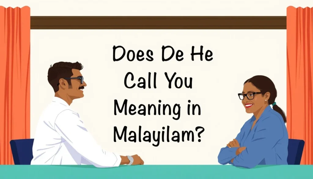 does he call you meaning in malayalam — Does He Call You Meaning in Malayalam: Phrases and Context