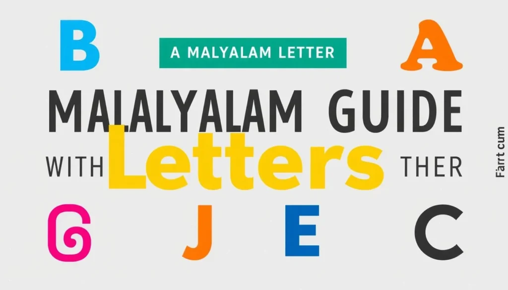 malayalam letters — Malayalam Letters: A Complete Guide to the 56-Character Alphabet