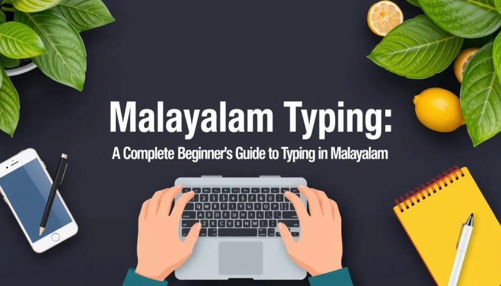 malayalam typing — Malayalam Typing: A Complete Beginner\'s Guide to Typing in Malayalam