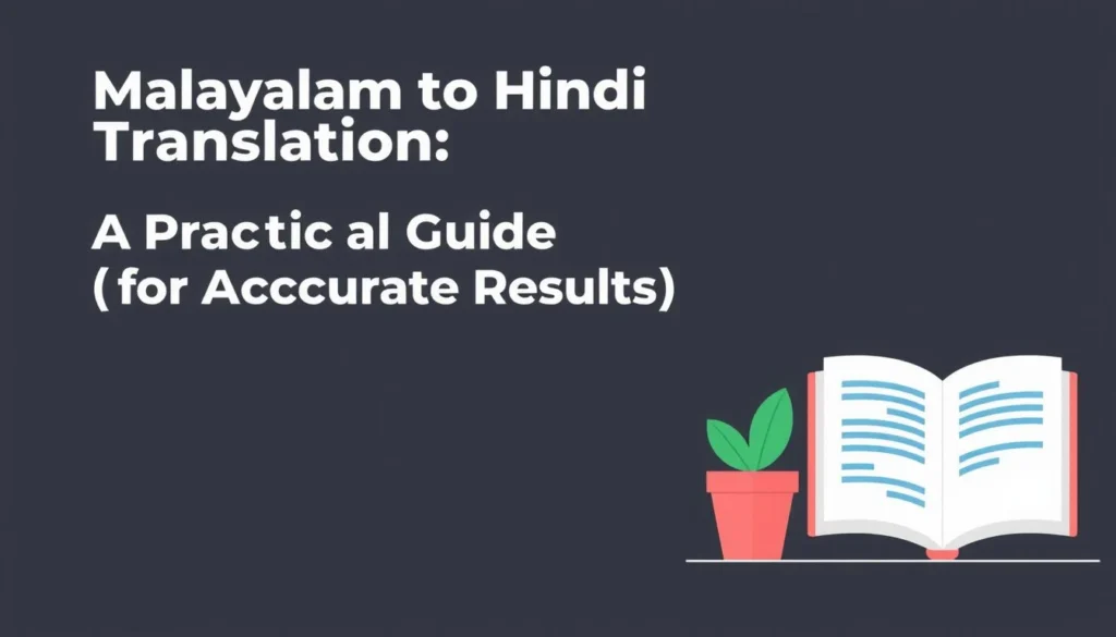 malayalam to hindi — Malayalam to Hindi Translation: A Practical Guide for Accurate Results