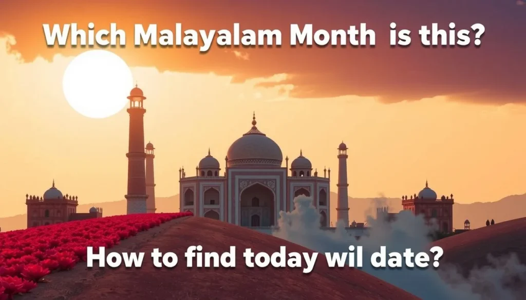 which malayalam month is this — Which Malayalam Month Is This? How to Find Today\'s Date