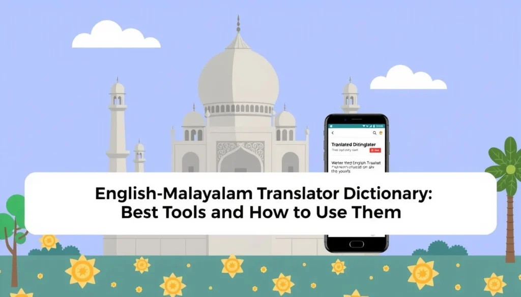 english malayalam translator dictionary — English Malayalam Translator Dictionary: Best Tools and How to Use Them