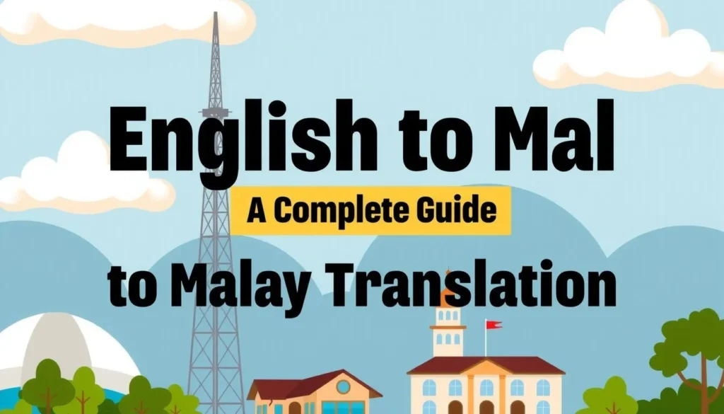 english to mal — English to Mal: A Complete Guide to Malay Translation