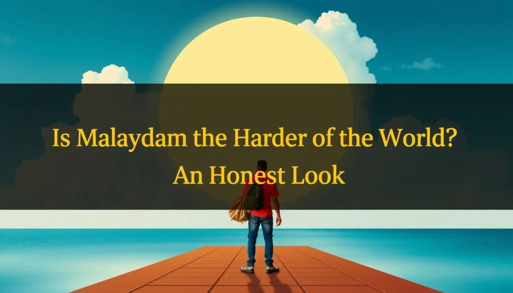 is malayalam the hardest language in the world — Is Malayalam the Hardest Language in the World? An Honest Look